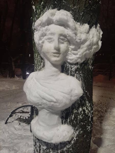 Snow Sculptures in Russia