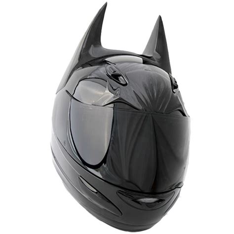 Dark As Night Batman Inspired Motorcycle Helmet ~ GreenStylo