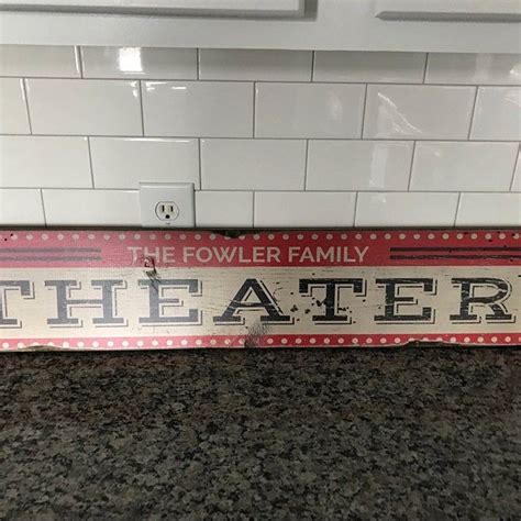 Theater Wood Sign Home Theater Decor Movie Lover Sign Movie | Etsy | Home theater decor, Vintage ...