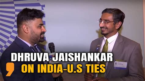 Modi's U.S Visit | Dhruva Jaishankar, son of MEA S Jaishankar on New ...