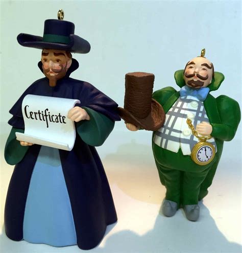 1998 Wizard of Oz Munchkinland Mayor and Coroner set of 2 Ornaments -- Antique Price Guide ...