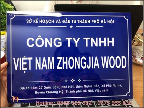 Biển tên công ty - Mẫu biển công ty đẹp được ưa chuộng nhất