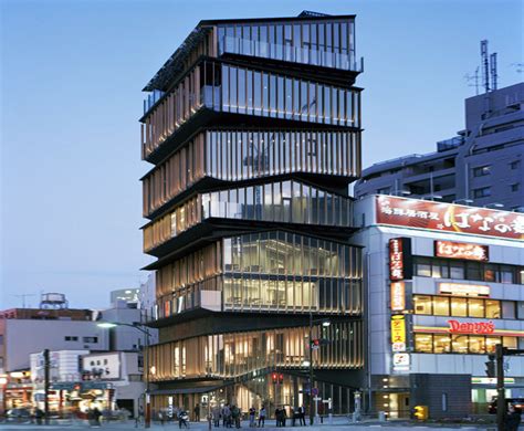 Kengo Kuma's Layered Asakusa Culture Tourist Information Center Soaks Up Sunlight in Tokyo ...