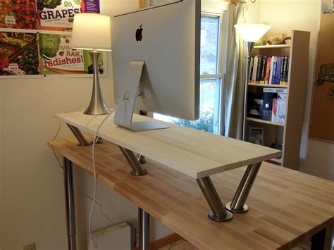 All Rise or A Standing Ovation | Diy standing desk, Diy wooden desk ...