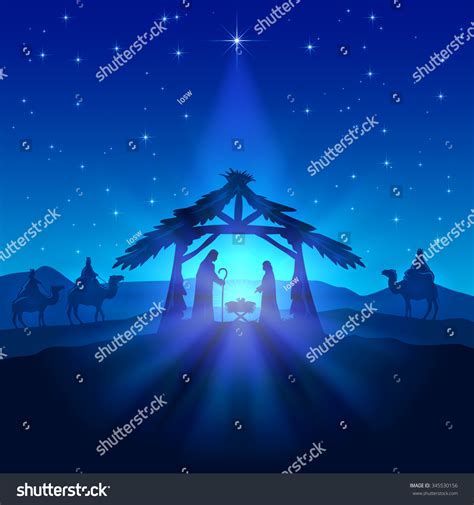 Nativity Star Scene