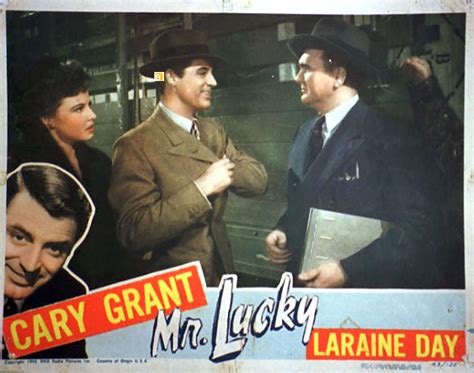 "MR LUCKY" MOVIE POSTER - "MR. LUCKY" MOVIE POSTER