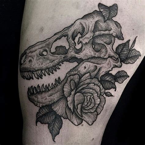 Dinossaur tattoo … | Tattoos, Full sleeve tattoos, Dinosaur tattoos