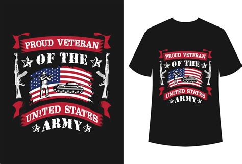 US Army T-shirt Design 14972466 Vector Art at Vecteezy