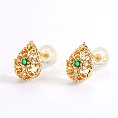 Gold plated silver citrine earrings - Star Talk Jewelry