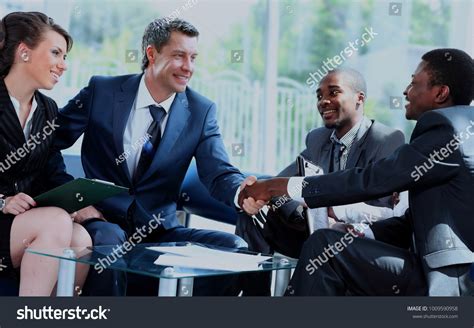 Business People Shaking Hands Meeting Stock Photo 1009590958 | Shutterstock