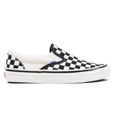 Vans Classic Slip On 98 DX 'Anaheim Factory' (Checkerboard/Black/White ...