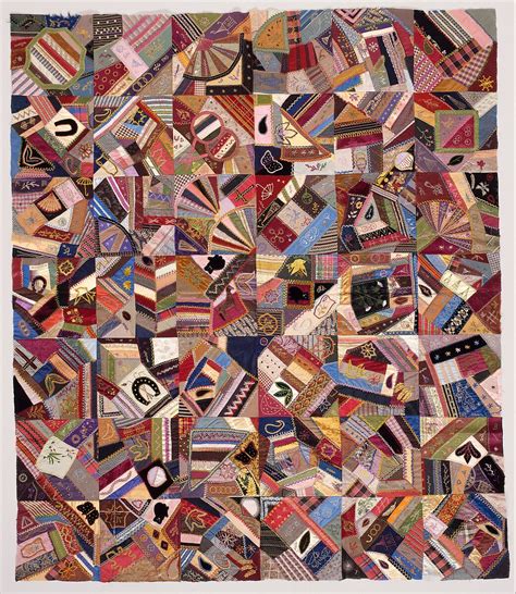 Quilt Top, Crazy pattern | American | The Metropolitan Museum of Art