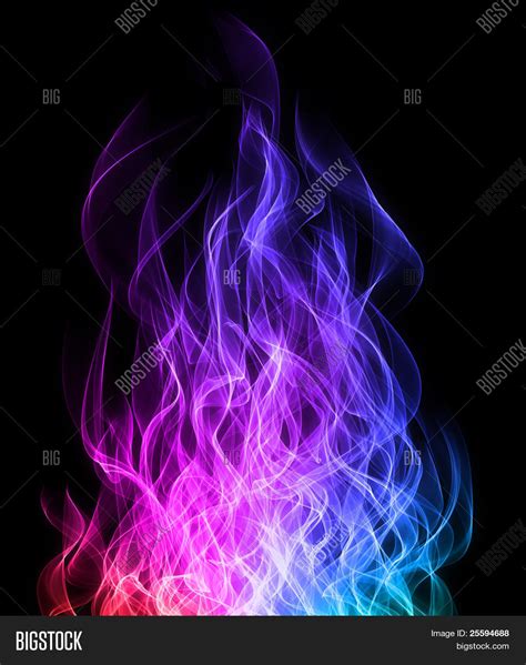 Rainbow Fire Flame Image & Photo (Free Trial) | Bigstock