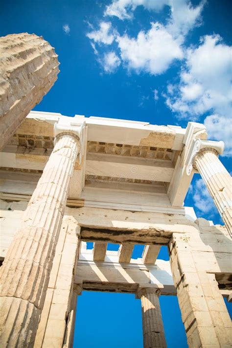 Propylaea Of The Acropolis Athens, Greece. Stock Image - Image of column, antique: 95145081