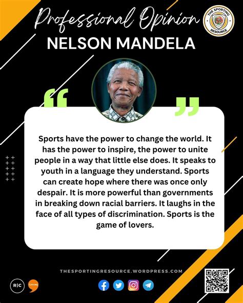 Nelson Mandela – The Sporting Resource