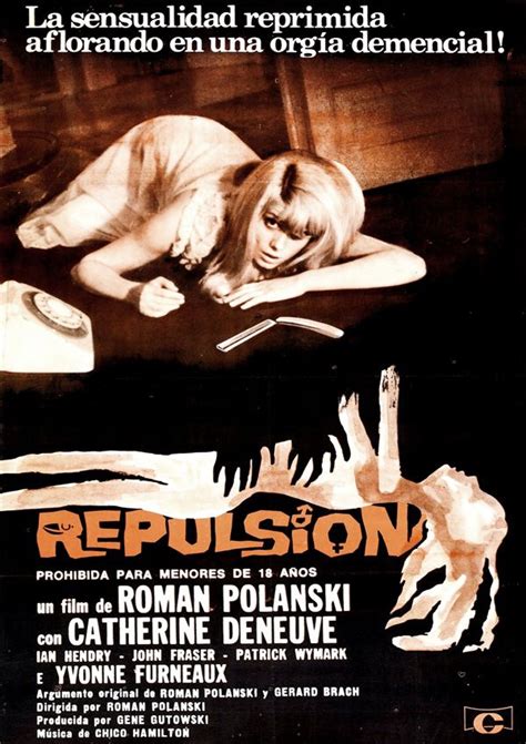 Repulsión - Roman Polanski. | Movie posters, Movie posters vintage, Cinema posters