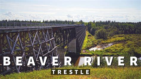 Beaver River Trestle Bridge Near Cold Lake Alberta | One of the Largest Remaining!【4K】 - YouTube