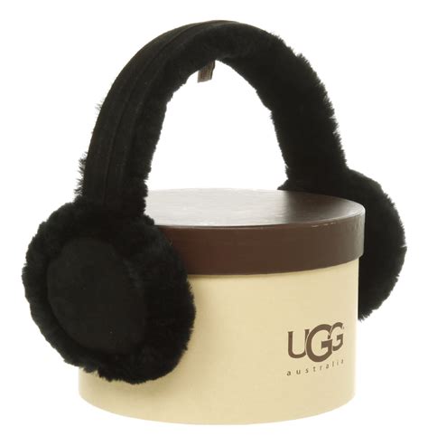 Ugg Ear Muffs Black in Black | Lyst