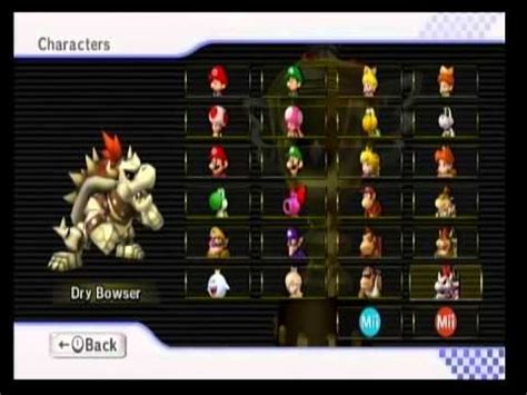 Let's Play Mario Kart Wii! Unlockable Characters and Vehicles! - YouTube