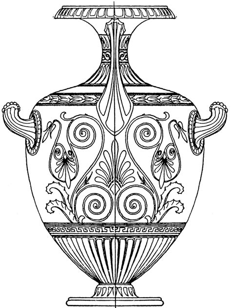 ancient greek vase template - Αναζήτηση Google Vase Crafts, Diy Vase, Vases Decor, Large Ceramic ...