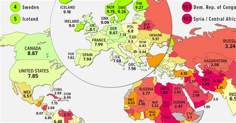 Mapped: The State of Global Democracy in 2022