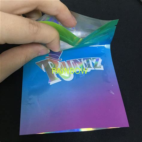 Durable Zip Lock Plastic Bags Runtz Mylar Cookies Holographic Weed ...