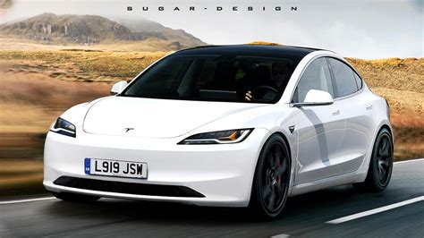 2024 Tesla Model 3 Facelift Rendered Into Reality | Carscoops