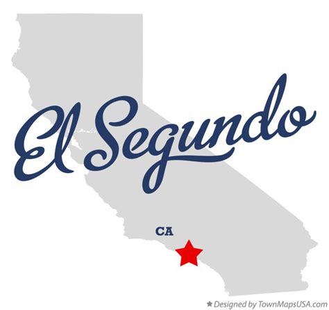 Map of El Segundo, CA, California