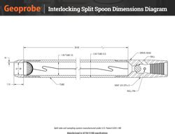 Interlocking Split Spoon Sampler | Geoprobe® Split Spoon Sampler