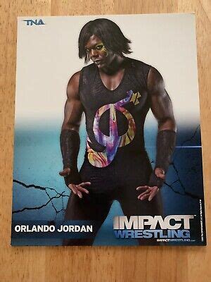 ORLANDO JORDAN OFFICIAL 2011 TNA WRESTLING 8X10 PROMO PHOTO UNSIGNED ...