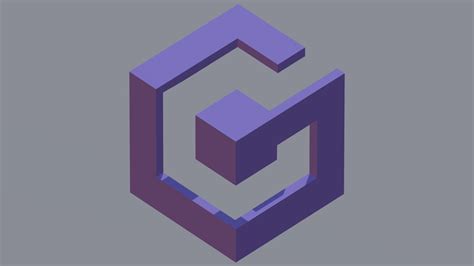 Gamecube Logo - 3D model by shaynah96 [4cab620] - Sketchfab