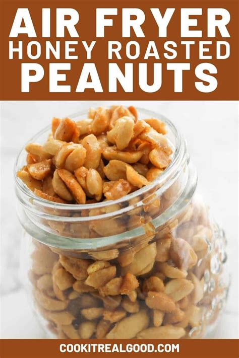 Honey Roasted Peanuts are so easy to make fresh at home either in the oven or the air fryer. All ...