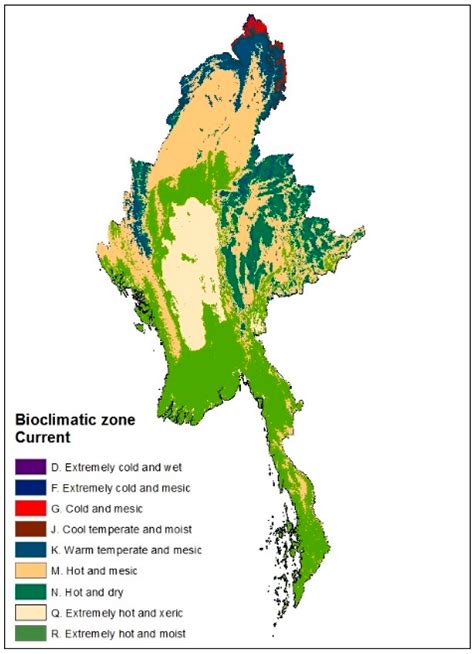 Climate | Free Full-Text | Projected Impacts of Climate Change on the Protected Areas of Myanmar