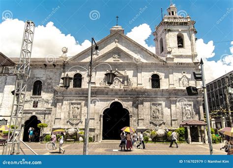 People Who Watch Sto Nino Church, Cebu City , Philippines Editorial ...