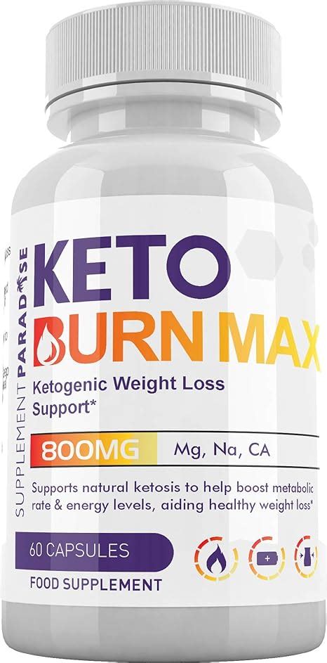 Keto Burn Max - Ketogenic Weight Loss Support for Men & Women - 1 Month ...