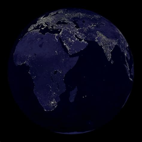 Nighttime Lights Dataset | Science On a Sphere