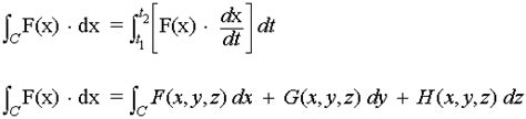 Line Integral of a Vector Field