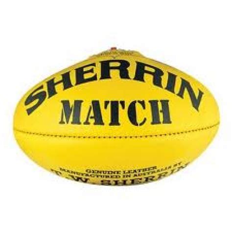 Sherrin Match Size 5 Yellow