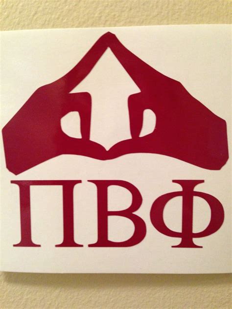 Pi Beta Phi Hand Sign Decal in 3 or 4 by TheInitialPlace on Etsy | Pi ...