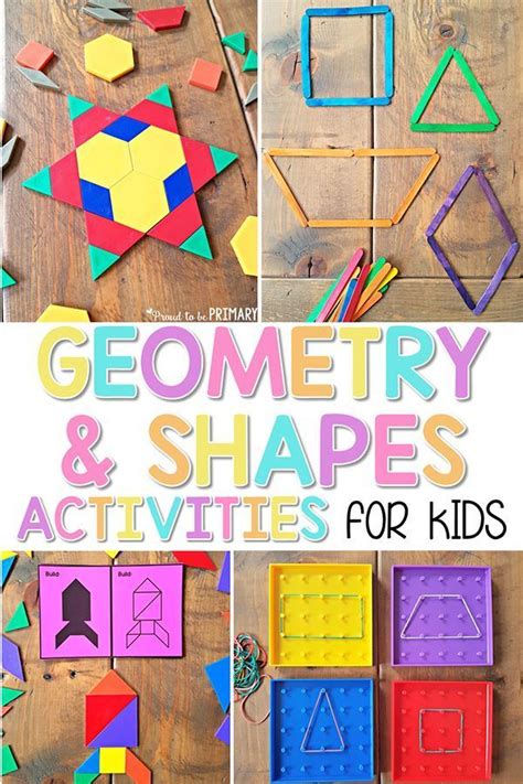 Geometry and Shapes for Kids: Activities that Captivate | Shapes activities, Geometry activities ...