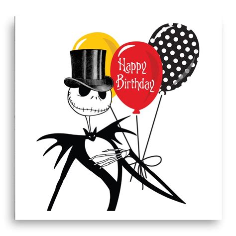 Jack Skellington Birthday Card