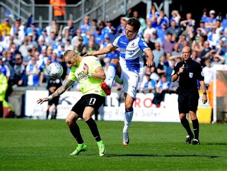 Tom Nichols Bristol Rovers Challenges Marcus Editorial Stock Photo ...