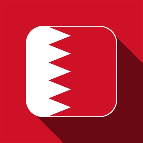 Bahrain flag, official colors. Vector illustration. 11223400 Vector Art ...