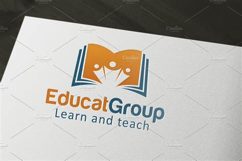 Group Study Logo | Creative Illustrator Templates ~ Creative Market