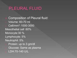 Pleural fluid | PPT