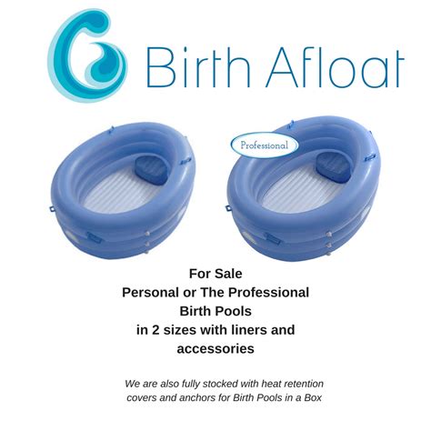 We are fully stocked with the Personal & Professional Birth Pool In A Box in regular and mini ...