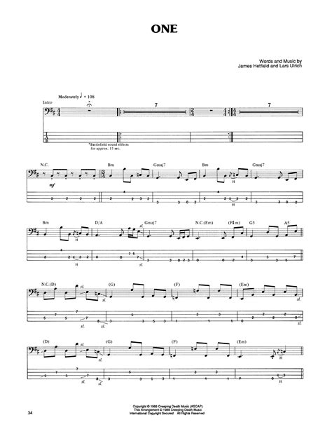 One | Sheet Music Direct