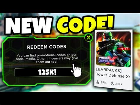 *NEW* CODE & TOWER UPDATE!! Tower Defense X Roblox – FAD