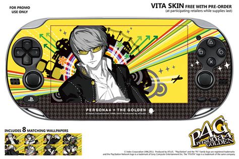 Cover Your PS Vita in Persona 4 Golden (But Only If You Pre-Order) – PlayStation.Blog