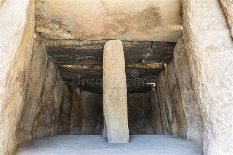 Deep Well at Dolmen of Menga, Antequera, Spain Editorial Stock Image - Image of cultural ...